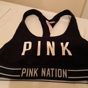 Victoria Secret Pink "Pink Nation" black sports